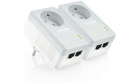 Logo Tp-link av500+ powerline kit with ac pass through 500mbps powerline speed2 port fast ethernet homeplug av green powerline 339062