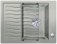 Logo Evier blanco elon 45s pdur gris perle inf auto&siphon - 524817