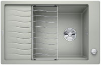 Logo Evier blanco elon xl 6s pdur gris perle inf auto&siphon - 524837