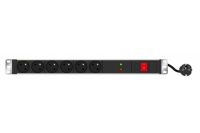 Logo Multiprise rackable 19'' parafoudre 6 prises 808896