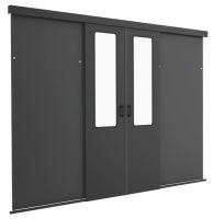 Logo Porte coulissante pour all�e froide/chaude pour pro 47u, 1200 mm, ral9005 pro-str4721m.ts