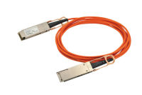 Logo C�ble � fibre optique ethernet aoc qsfp28 100�gigabit fcbn425qb1c03