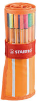 Logo Stabilo trousse enroulable de 25 feutres  pointe fine point 88 5650339