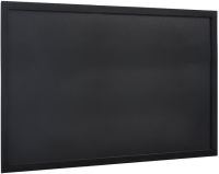 Logo Securit ardoise murale woody, avec cadre en bois, noir 70020070