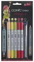 Logo Copic kit de marqueurs hobby ciao 5+1, manga 8 70001186