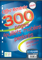 Logo Calligraphe feuillets mobiles perfor�s, a4, s�y�s 87001552