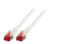 Logo C�ble patch rj45 s/ftp, cat.6, lszh, 0,5 m, blanc k5518.0,5