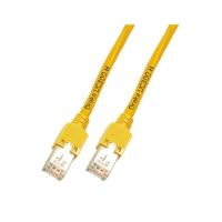 Logo C�ble patch rj45 f/utp, cat.5e, tm11, uc300, 0,5m, jaune k8075.0,50