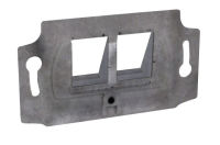 Logo Frame set 2-port, pour keystones, design compatible tae et-25111