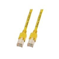 Logo C�ble patch rj45 sf/utp, cat.5e, tm11, uc300, 1m, jaune k8015.1
