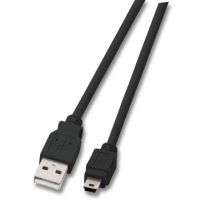 Logo C�ble usb2.0 plug type-a vers mini-plug type-b, classique (ancienne variante) k5250.1,5