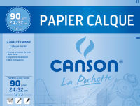 Logo Canson papier calque, satin, 240 x 320 mm, 90 g/m2 5297348