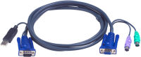 Logo Cable kvm 2l-5502up - usb/vga vers ps2/vga 1.8m cscab2u
