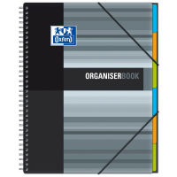 Logo Bloc-notes organiserbook a4 - 80 feuilles - grands carreaux - oxford 5401536
