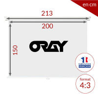 Logo Ecran oray 2000 pro 150x200 mpp03b1150200