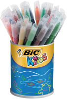Logo Bic kids feutre kid couleur medium, bo�te ronde de 36 5103571