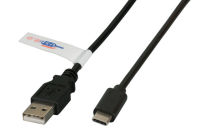 Logo C�ble de connexion usb2.0 ac, mm, 1.0m, blanc, premium k5258sw.1