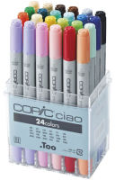 Logo Copic marqueur ciao, set de 24 70002284