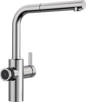 Logo Mitigeur blanco evol-s volume inox ur droite 525211