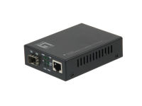 Logo Convertisseur de m�dia gigabit ethernet poe-pd avec sfp gvt-2010