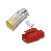 Logo Jeu de connecteurs rj45 hirose stp, tm31 cat.6a rouge h7642.6-100
