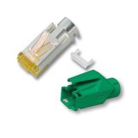 Logo Jeu de connecteurs rj45 hirose stp, tm31 cat.6a vert h7642.8-50