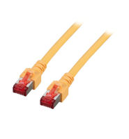 Logo C�ble patch rj45 s/ftp, cat.6, lszh, 15m, jaune k5511.15