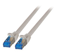 Logo C�ble patch rj45 s/ftp, cat.6a, cat.7 c�ble brut tpe superflex, 0,5m, gris k5525fgr.0,5
