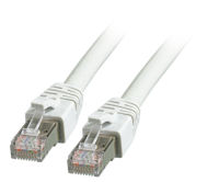 Logo C�ble patch rj45 s/ftp, cat.8.1, bc, lszh, 5m, gris k5528gr.5