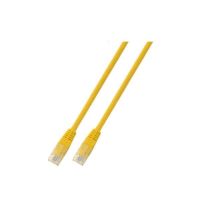 Logo C�ble patch rj45 u/utp, cat.5e, pvc, cca, 7.5m, jaune k8095.7,5