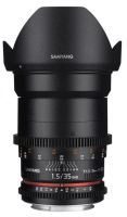 Logo Samyang, produit r�f�rence : sam 35 t 15 canon ii