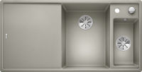 Logo Evier blanco axia iii 6s gris perle eg pl.verre auto inf 523476