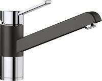 Logo Mitigeur blanco zenos spd noir/chr 526166