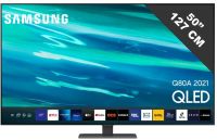 Logo Samsung, produit r�f�rence : qe50q80a