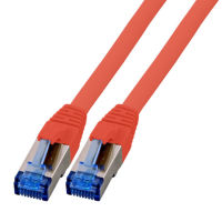 Logo C�ble patch rj45 s/ftp, cat.6a, cat.7 c�ble brut tpe superflex, rouge k5525frt.25