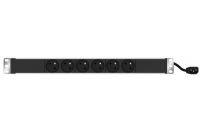 Logo Multiprise rackable 19'' 6 prises / cordon c14 808892