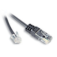 Logo Cordon num�ris rj11/rj45 noir - 3 m 2120082