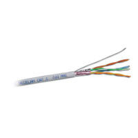 Logo C�ble ftp monobrin cat 6 gris gaine lsoh - 500 m 3010113
