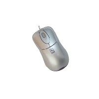 Logo Mini souris grise optique 400dpi - usb & ps/2 4030017