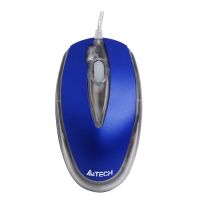 Logo Souris optique bleue 2 boutons + 1 molette - usb & ps/2 4030087