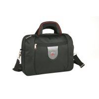 Logo Sacoche carrier 2 compartiments rouge / noire 15,4