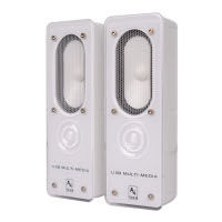 Logo Enceintes blanches - usb 2.0 4080022