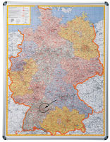Logo Nobo carte des codes postaux allemands, magntique 5538875