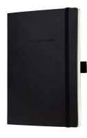 Logo Carnet de notes - petits carreaux - a5 softcover - noir - 194 pages 8202208