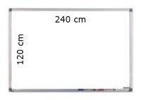 Logo Tableau velleda blanc magntique 240 cm x 120 cm - magnetoplan 