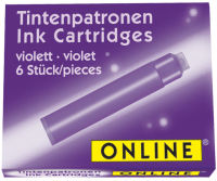 Logo Online cartouches d'encre, prsentoir de 24, assorti, 7017226