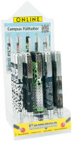 Logo Online stylo plume campus, dans un prsentoir de 15 7057663