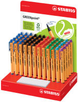 Logo Stabilo feutre greenpoint, pr�sentoir en carton de 60 5650171