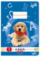 Logo Herlitz cahier pour �coliers x.book, a4,r�glure 7 /quadrill� 11178282