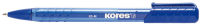 Logo Kores stylo  bille rtractable jetable k-pen k5, rouge, f 5638531